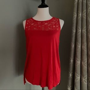 Red Ambiance Top